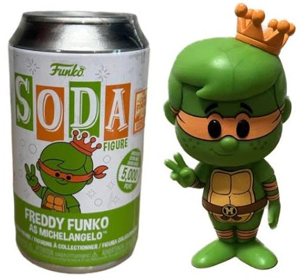 Soda Figure #nvt Freddy Funko as Michelangelo